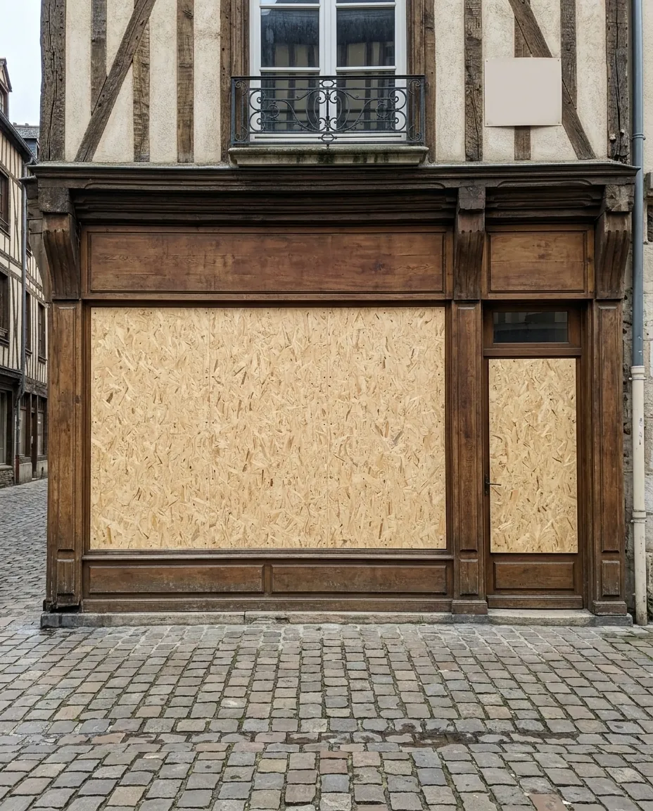 Protection de vitrine à Courbevoie